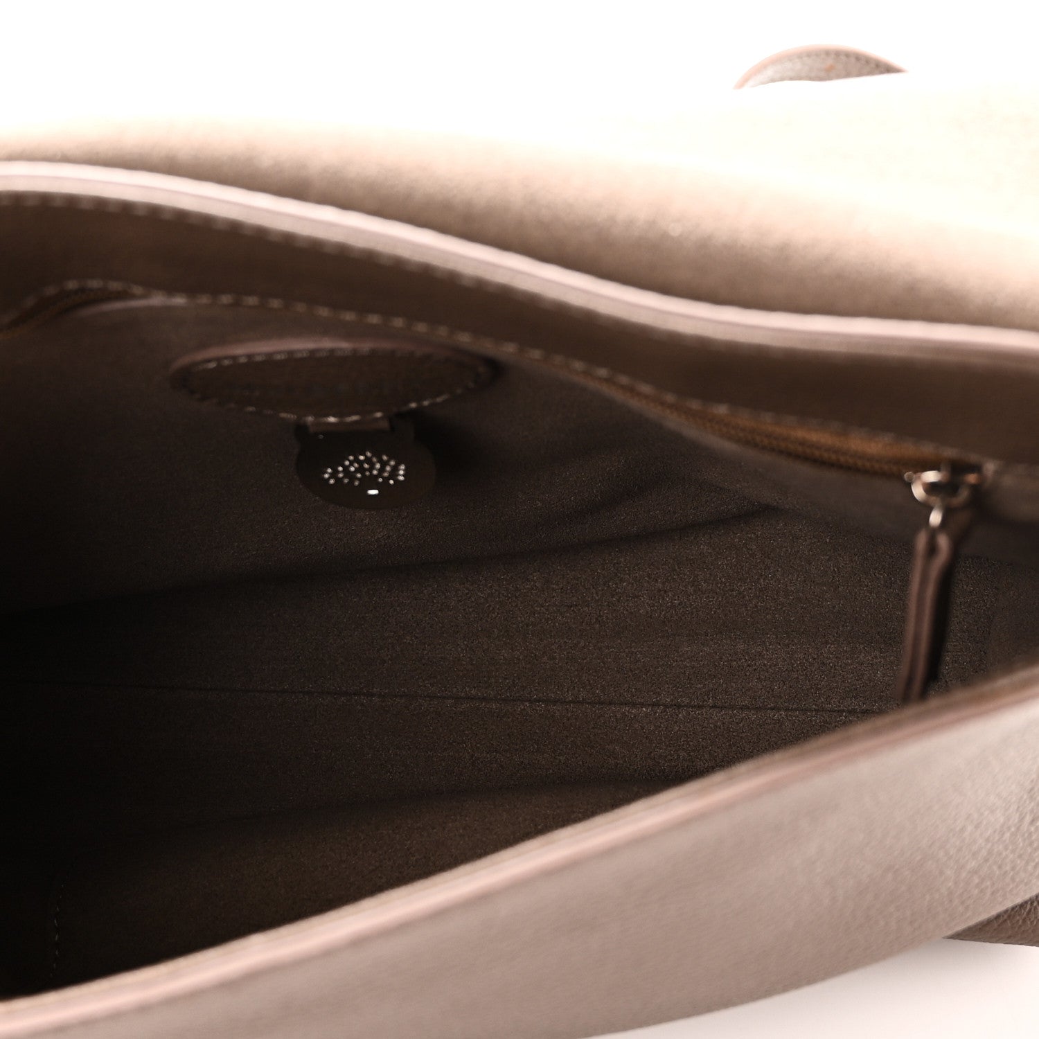 Mulberry Grained Calfskin Freya Satchel Clay 4 of 8