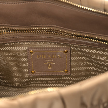Prada Tessuto Nylon Gaufre Tote Cammello 6 of 9