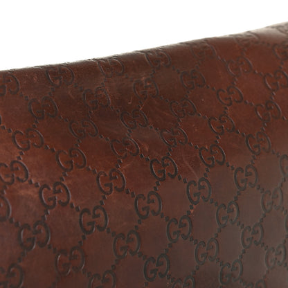 Gucci Guccissima Flap Messenger Bag Dark Brown 18 of 30