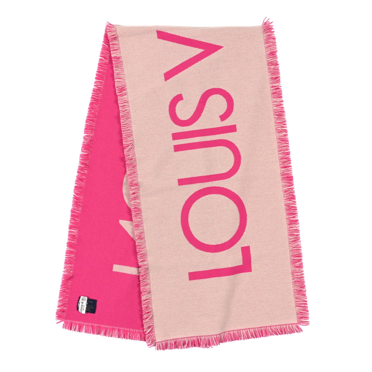 Wool Cashmere Echarpes Team Scarf Pink