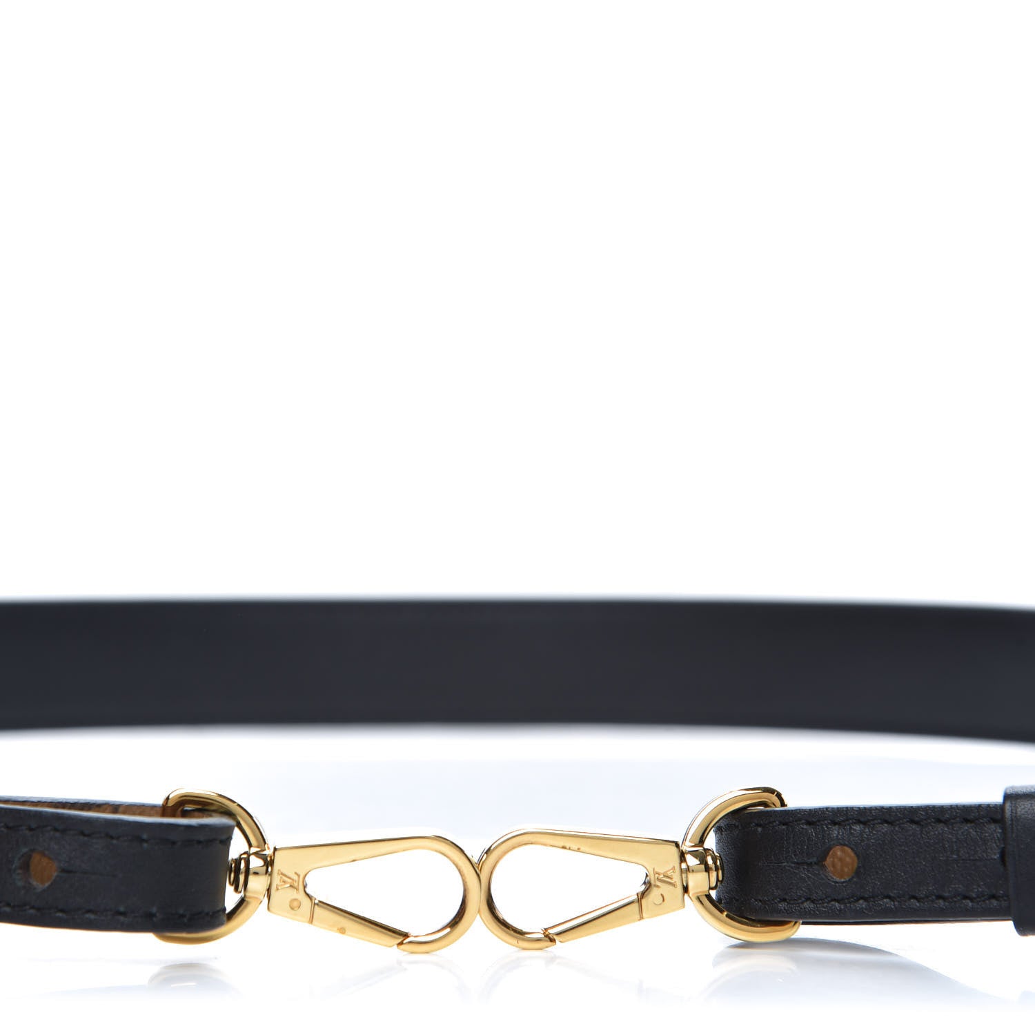 Louis Vuitton Reverse Monogram Bandouliere Shoulder Strap XL Black 4 of 5