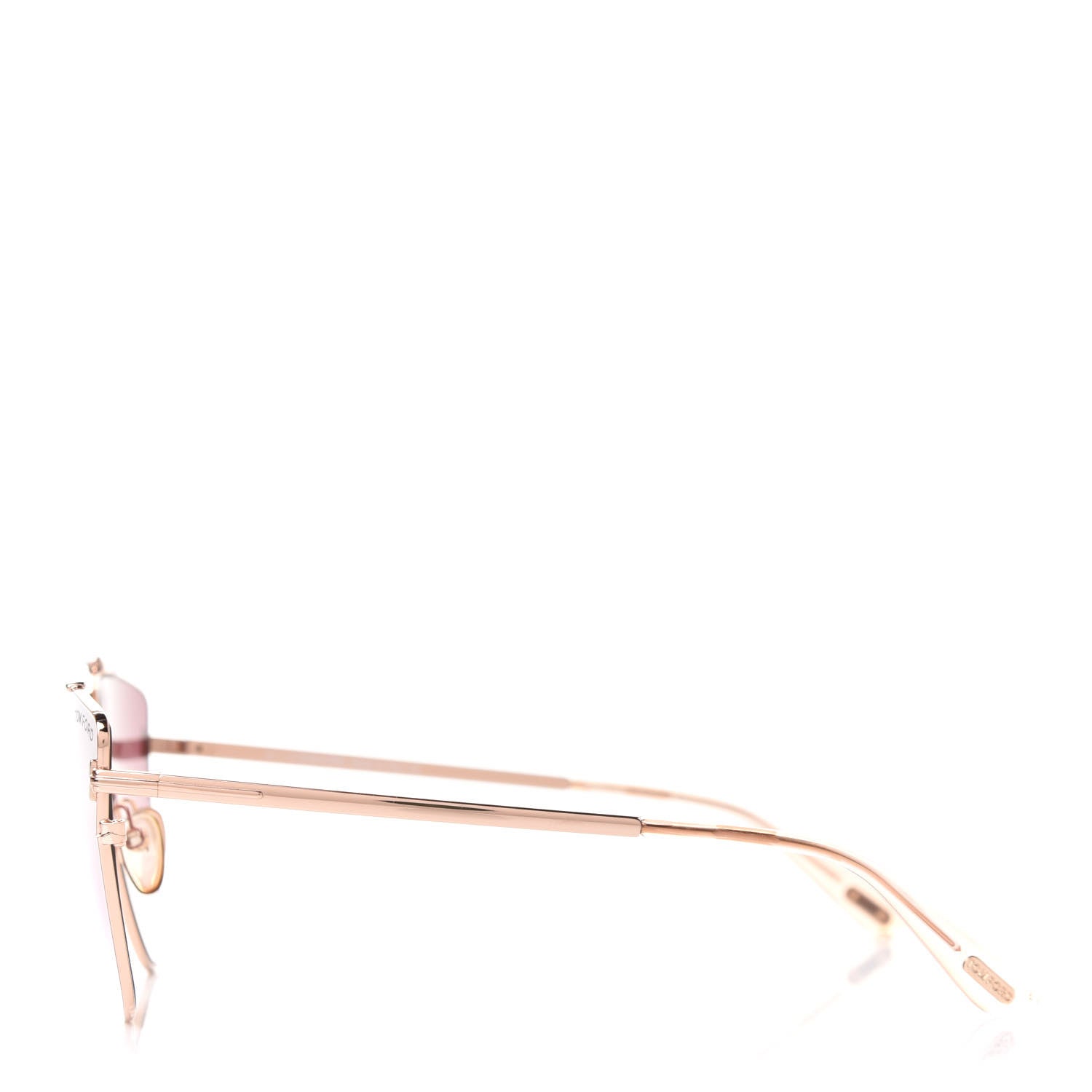 Tom Ford Jacquelyn 02 Aviator Sunglasses TF563 Rose Gold 3 of 9