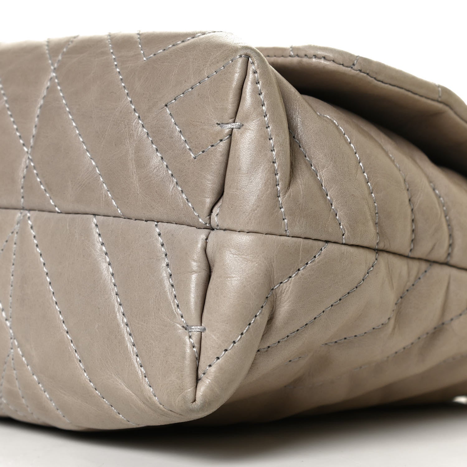 Lanvin Lambskin Quilted Large Happy Shoulder Bag Taupe 9 of 13