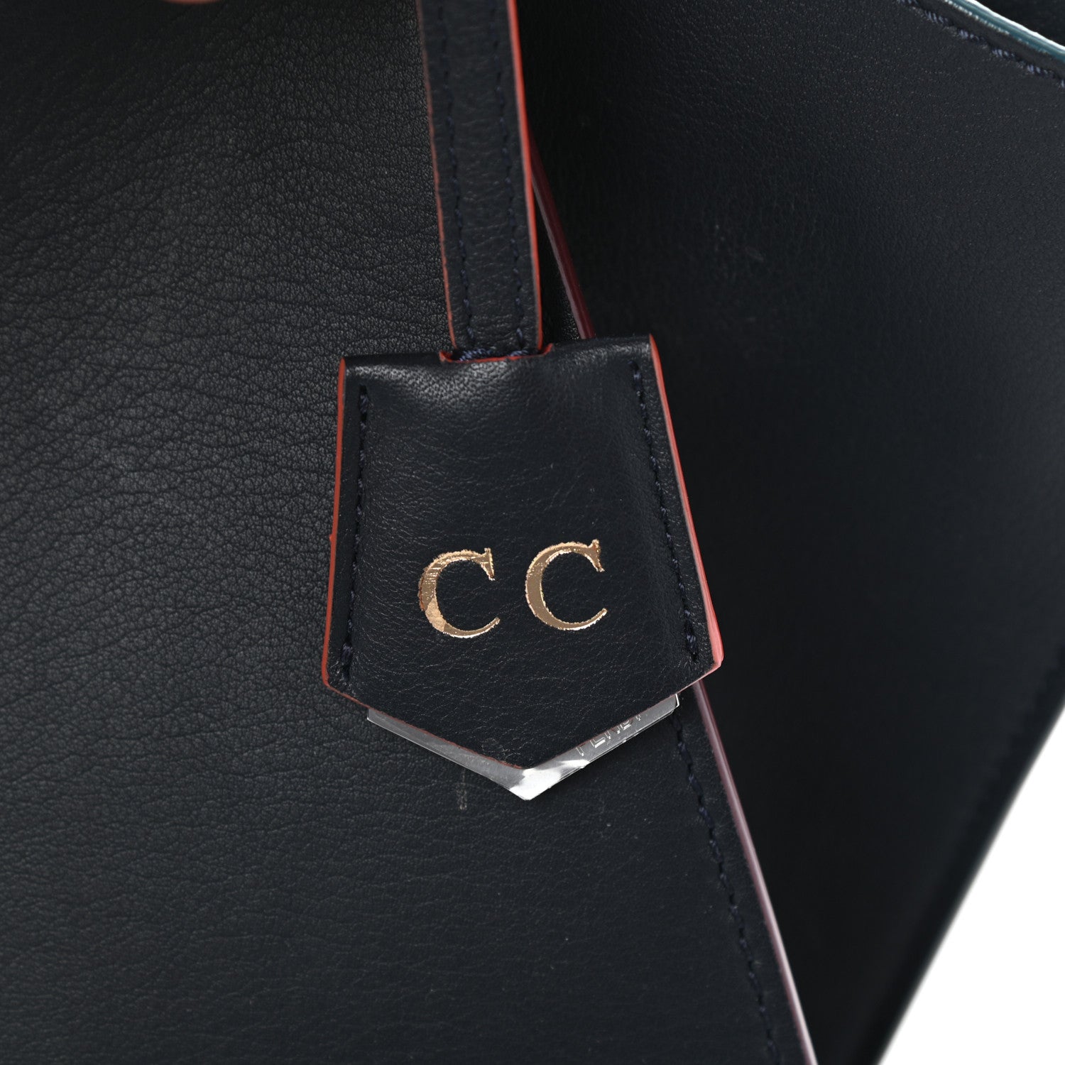 Fendi Vitello Dolce Century Petite 3Jours Tote Blue Notte 7 of 9