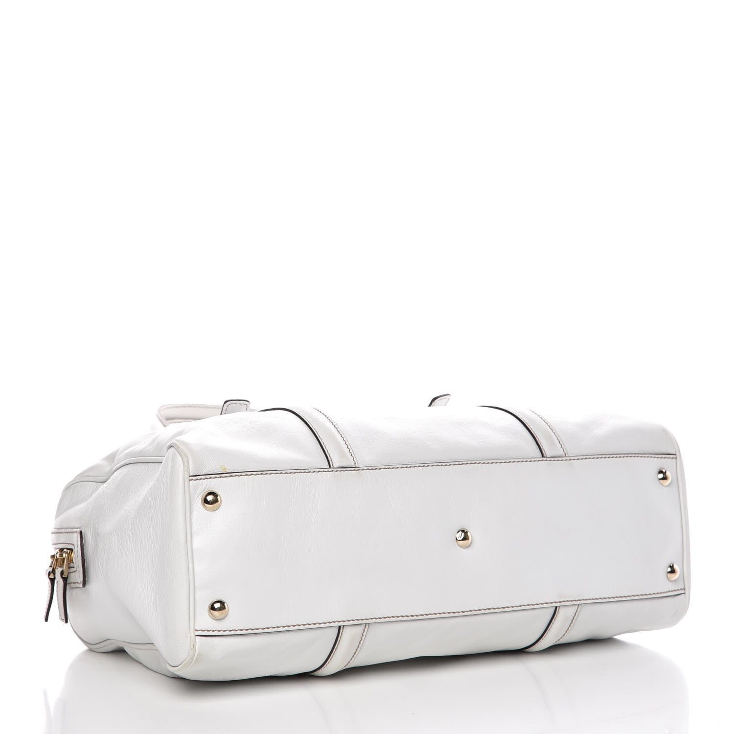 Gucci Calfskin Medium Britt Boston White 4 of 7