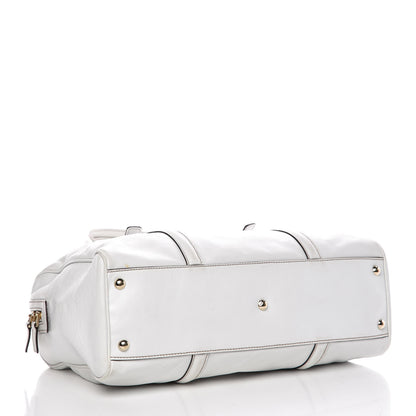 Gucci Calfskin Medium Britt Boston White 4 of 7