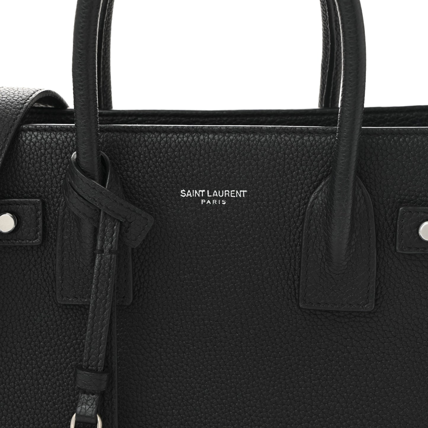 Grained Calfskin Baby Sac De Jour Souple Black
