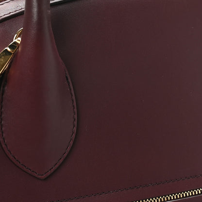 Salvatore Ferragamo Calfskin Fiamma Bag Rouge Black 11 of 11
