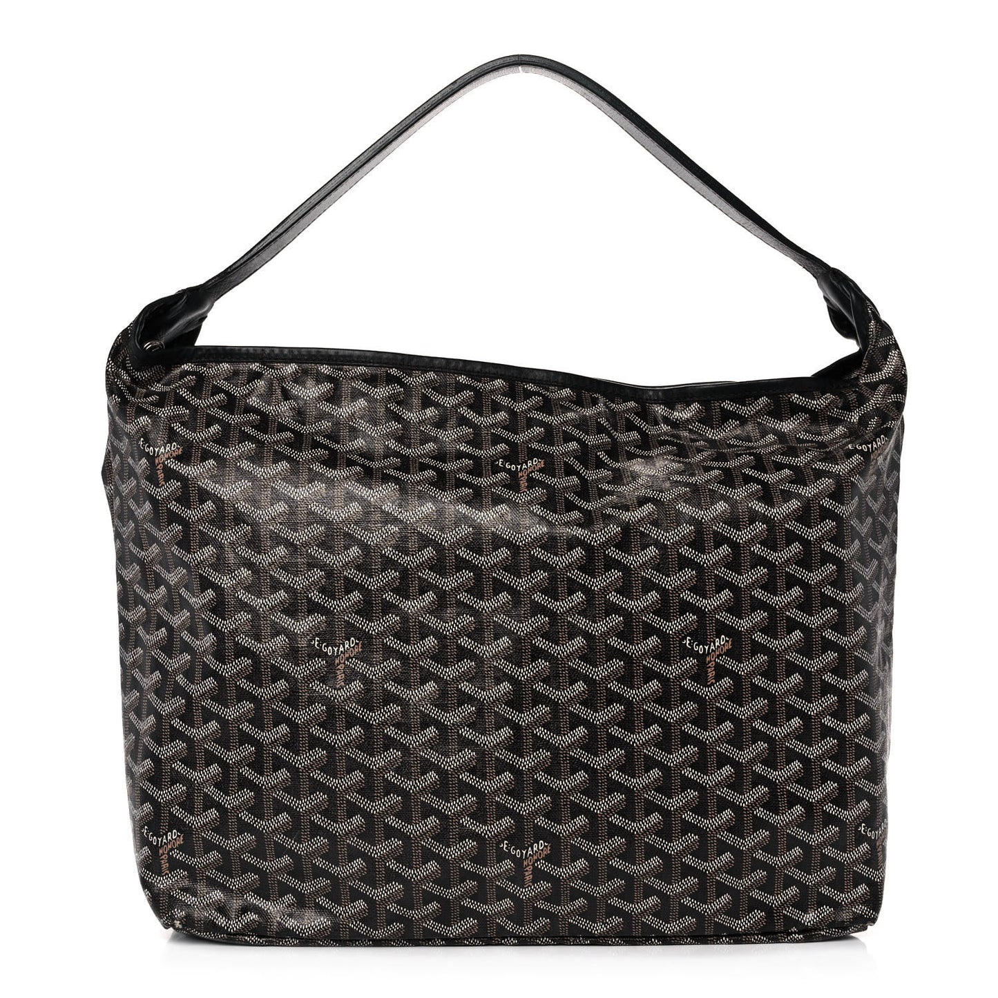 Goyardine Fidji Zip Hobo Black