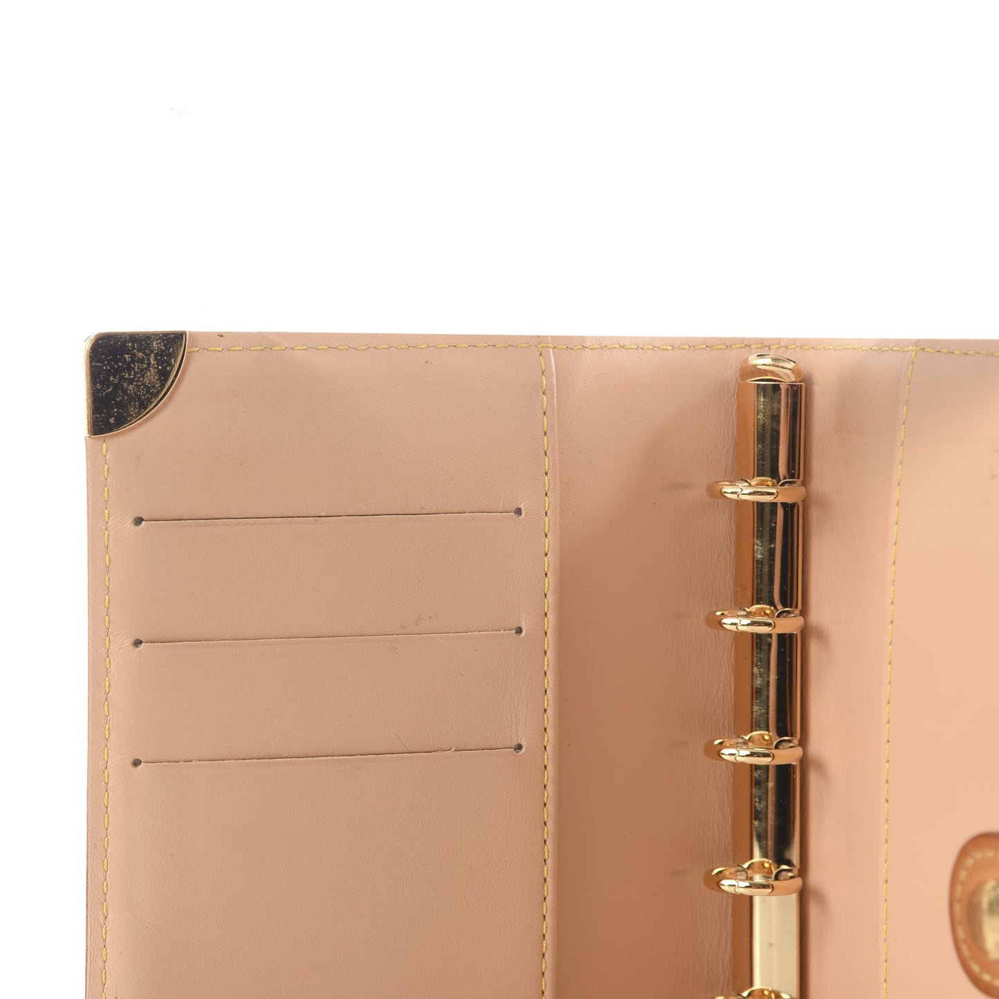 Monogram Multicolor Small Ring Agenda Cover White