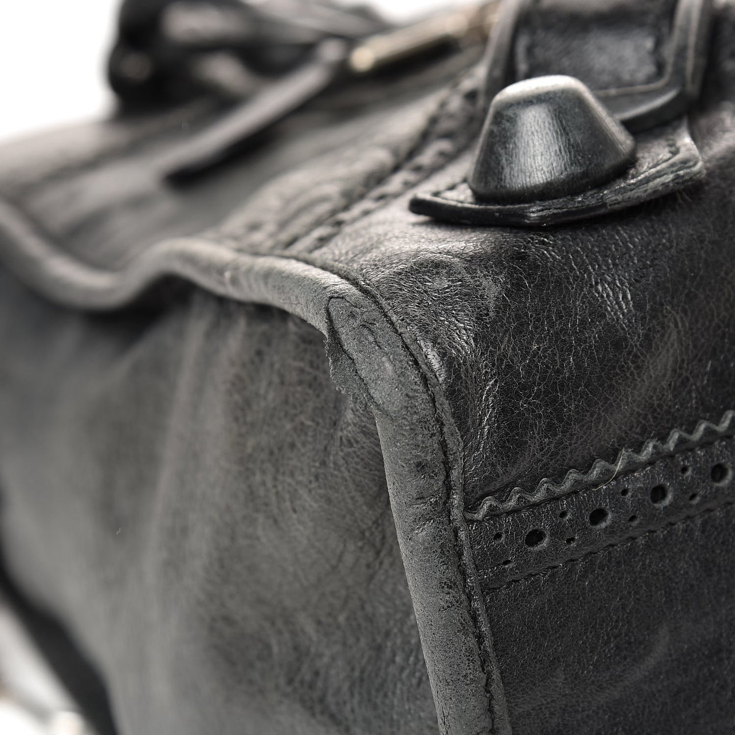 Agneau Giant Brogues Hardware City Black