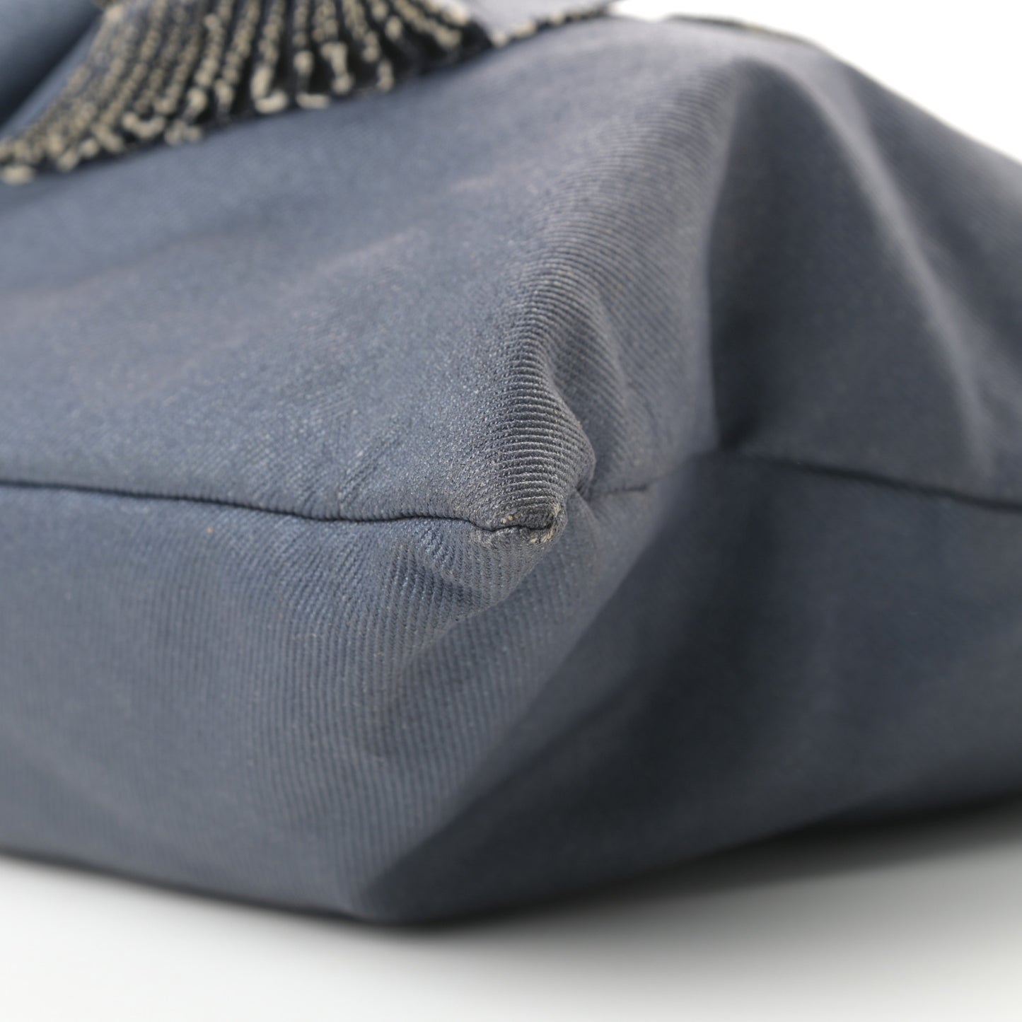 Denim Small CC Discus Tote Blue