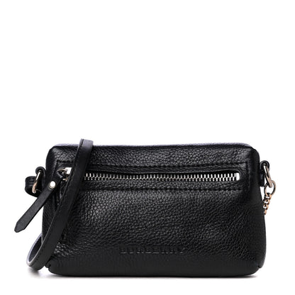 Burberry Grainy Calfskin Mini Rossett Bodybrit Biker Crossbody Black 1 of 4