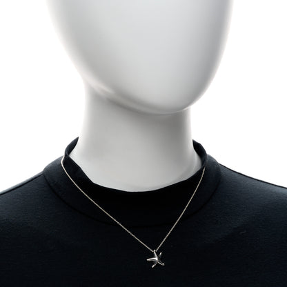 Tiffany Sterling Silver 15mm Elsa Peretti Starfish Pendant Necklace 2 of 4