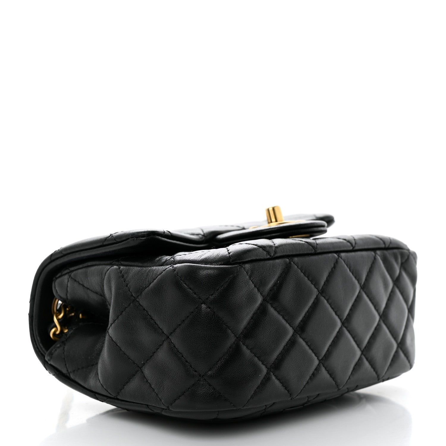 Chanel Lambskin Quilted Mini Pearl Crush Flap Black 4 of 10
