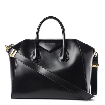 Givenchy Shiny Lord Calfskin Medium Antigona Black 1 of 11