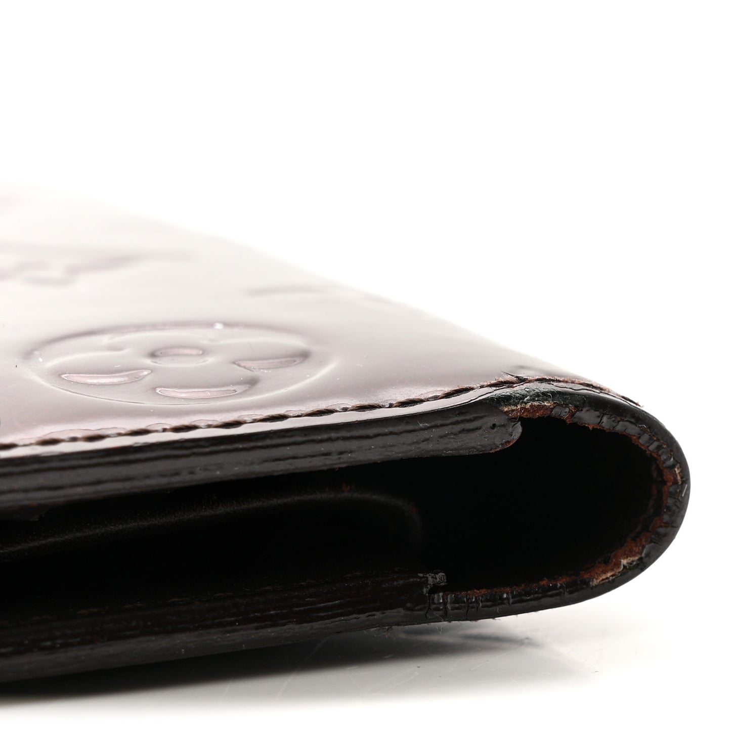 Vernis Porte Tresor International Wallet Amarante