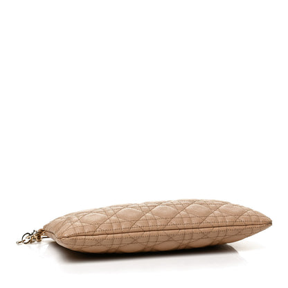Christian Dior Coated Canvas Cannage Panarea Pouch Beige 4 of 9