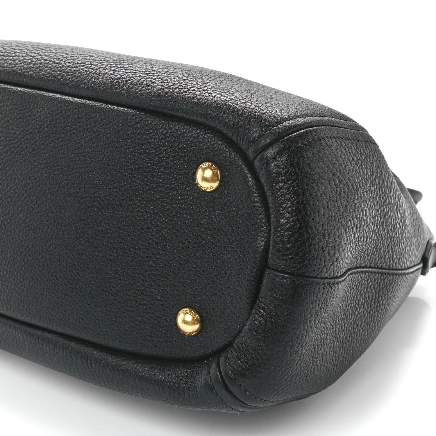 Prada Vitello Phenix Shoulder Bag Black 12 of 12