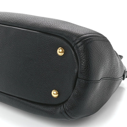 Prada Vitello Phenix Shoulder Bag Black 12 of 12