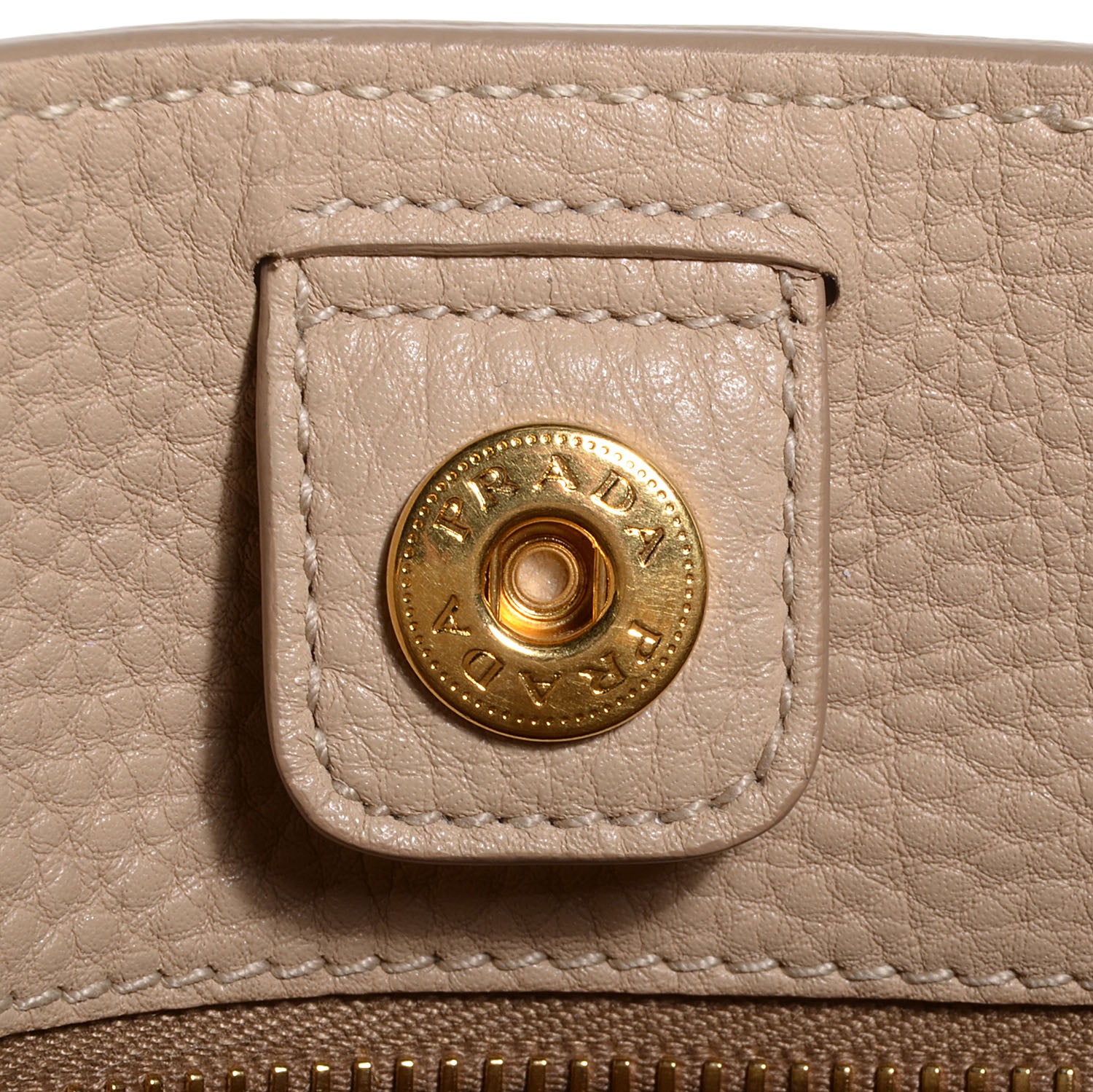Prada Vitello Daino Shopping Tote Sabbia 19 of 21