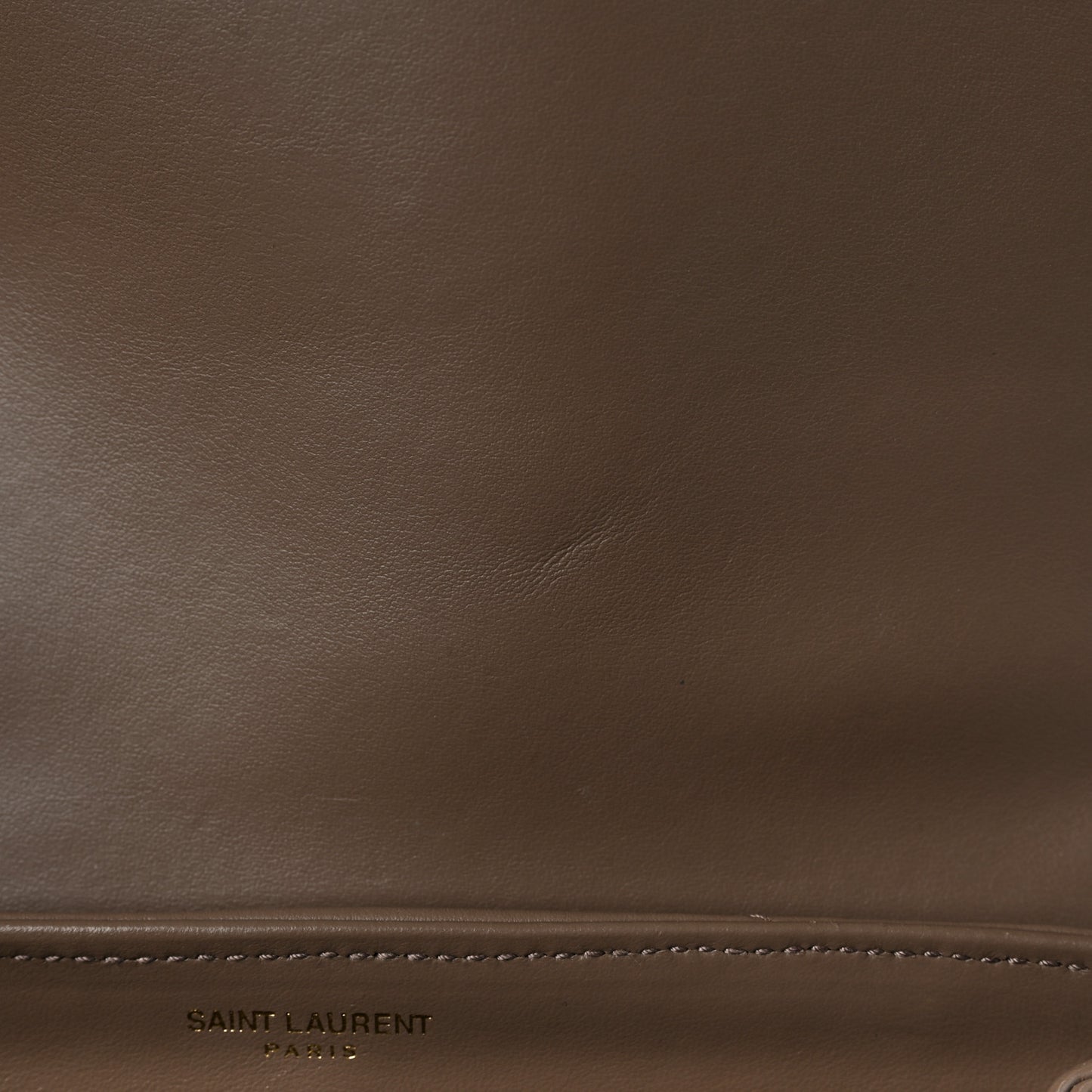 Calfskin Y Quilted Monogram Toy Loulou Crossbody Bag Taupe