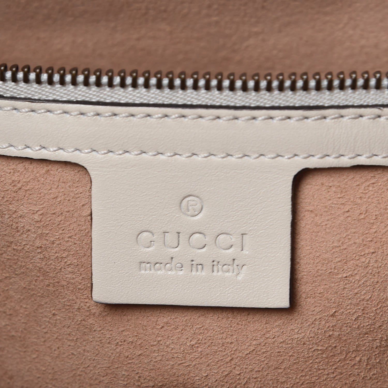 Gucci Calfskin Matelasse Medium GG Marmont Shoulder Tote Bag White 6 of 12