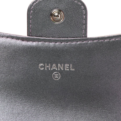 Chanel Iridescent Lambskin Quilted Reissue Flap Card Holder Light Purple 6 of 8