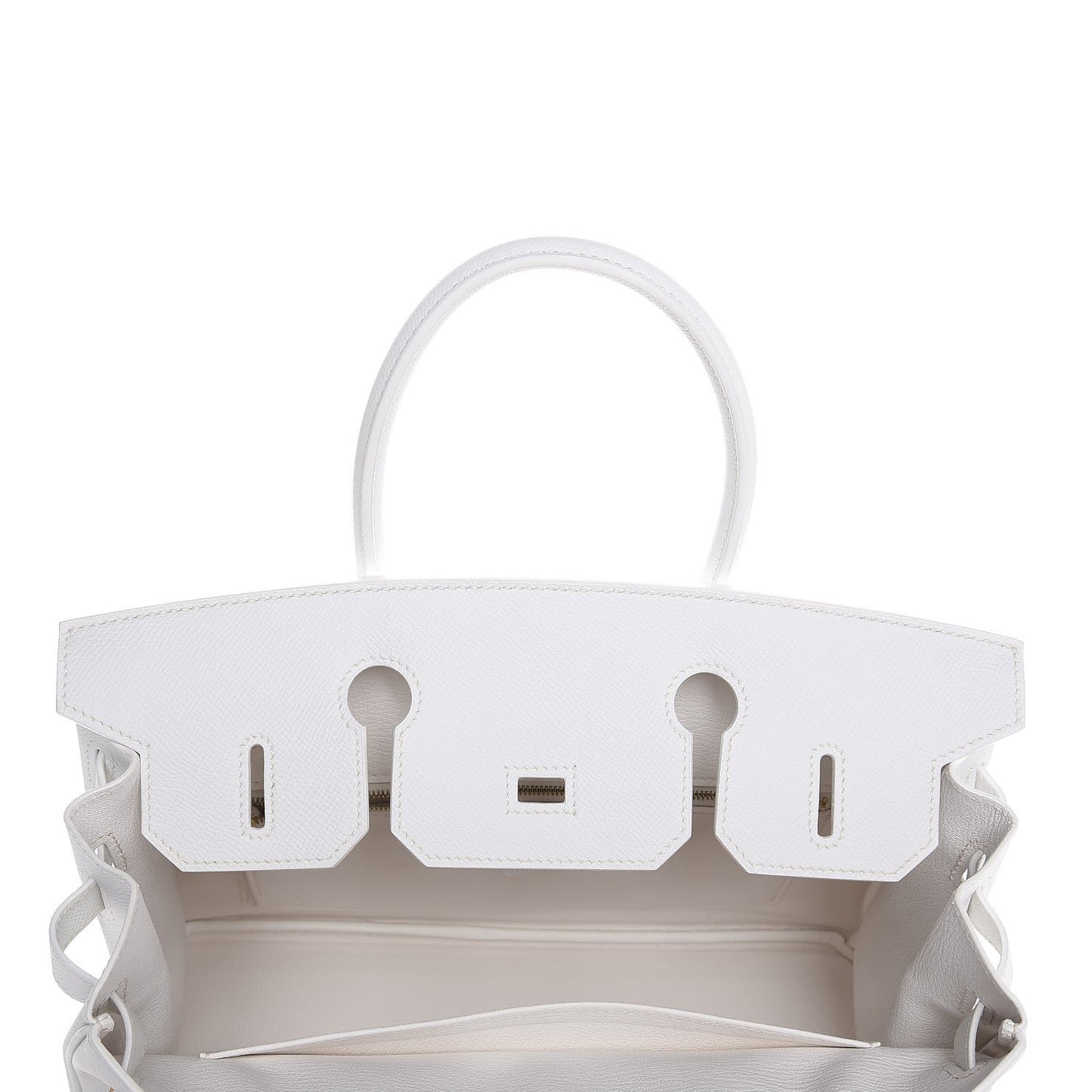Epsom Birkin 30 Blanc White
