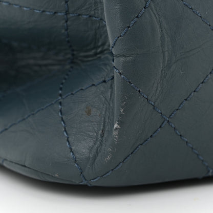 Chanel Aged Calfskin Quilted 2.55 Reissue 226 Flap Dark Blue 10 of 12