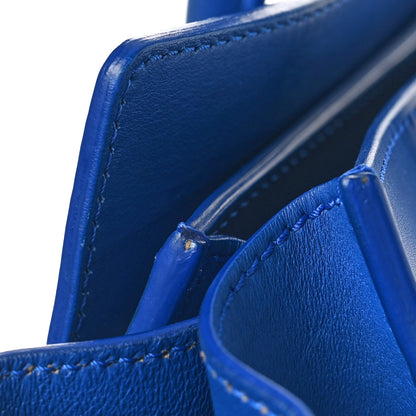 Celine Smooth Calfskin Mini Luggage Royal Blue 10 of 12