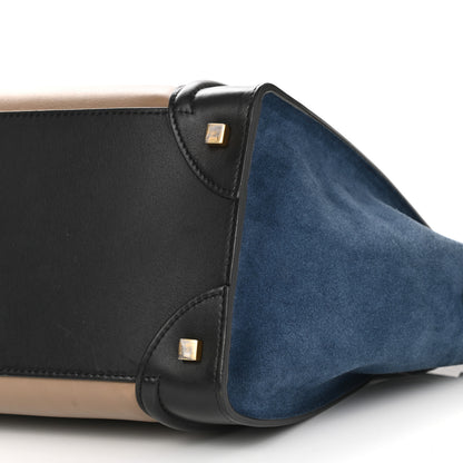 Celine Smooth Calfskin Suede Mini Tri-Color Luggage Beige 9 of 9