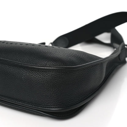 Hermes Taurillon Clemence Evelyne III PM Black 9 of 9