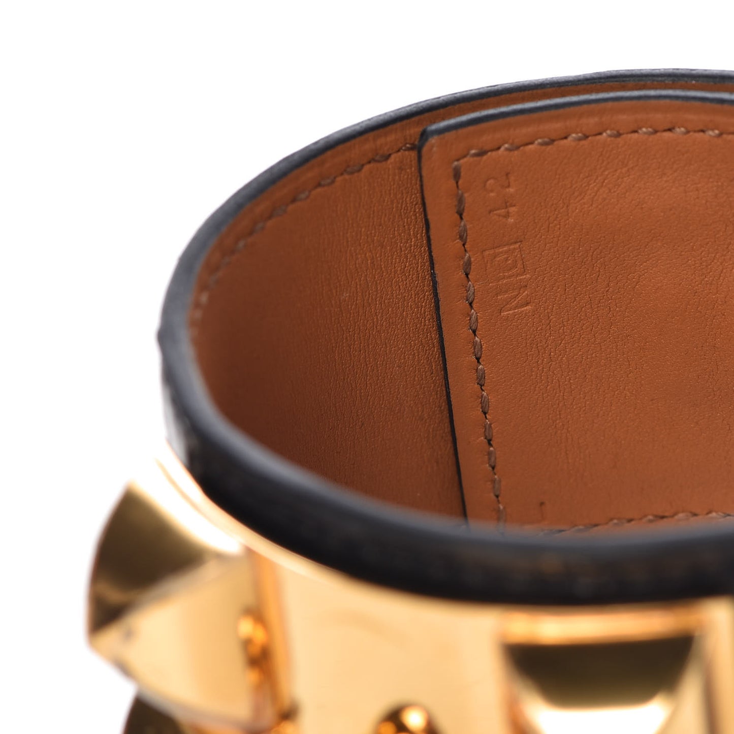 Matte Alligator Collier de Chien CDC Bracelet L Black
