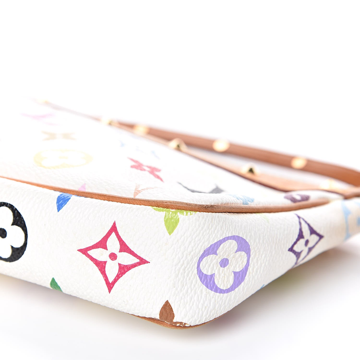 Louis Vuitton Monogram Multicolor Pochette Accessories White 9 of 14