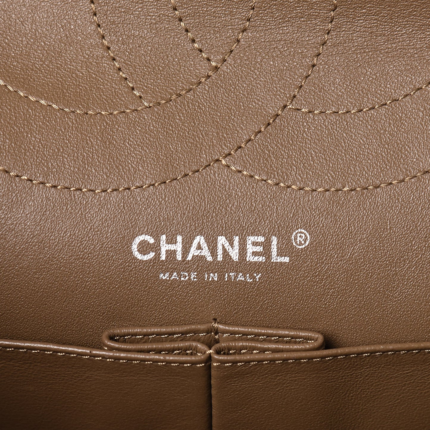 Patent Quilted 2.55 Reissue 227 Flap Taupe