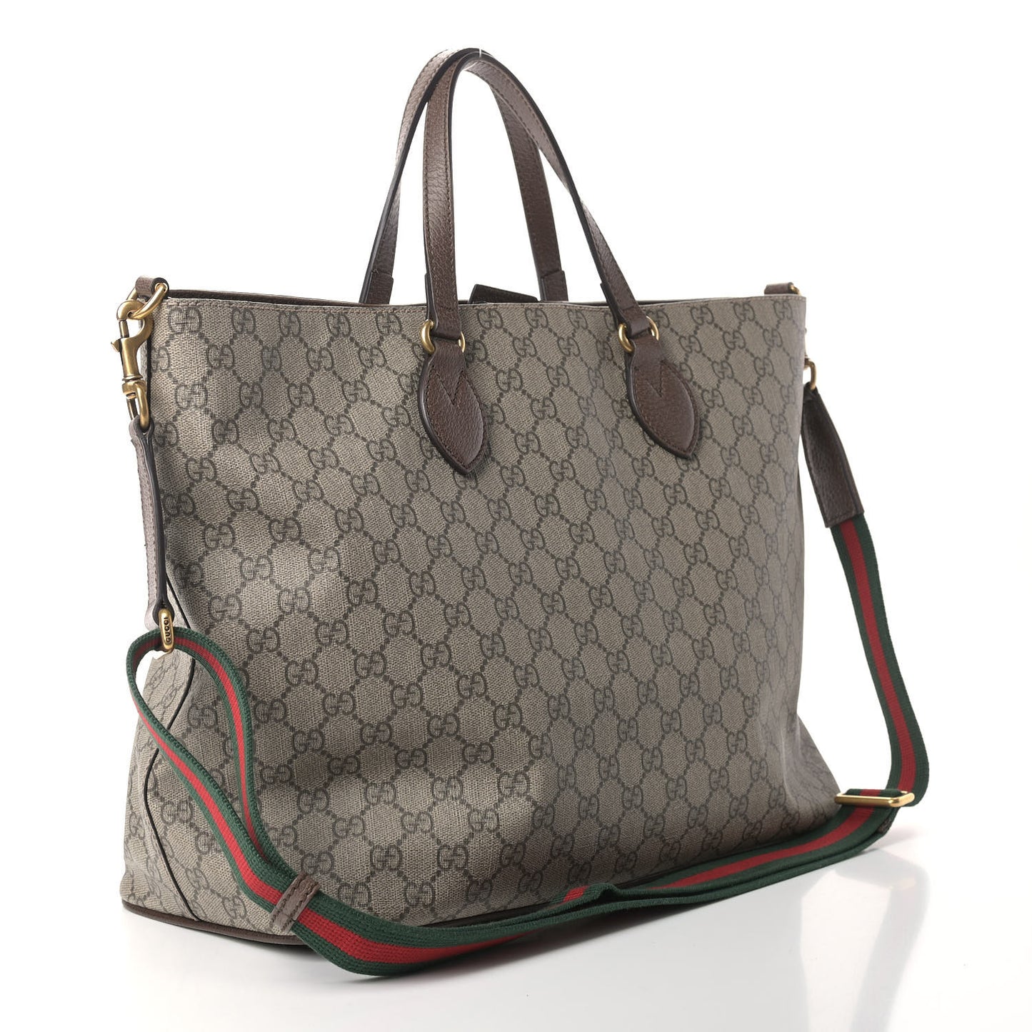 Soft GG Supreme Monogram Courrier Medium Crossbody Tote Beige New Acero