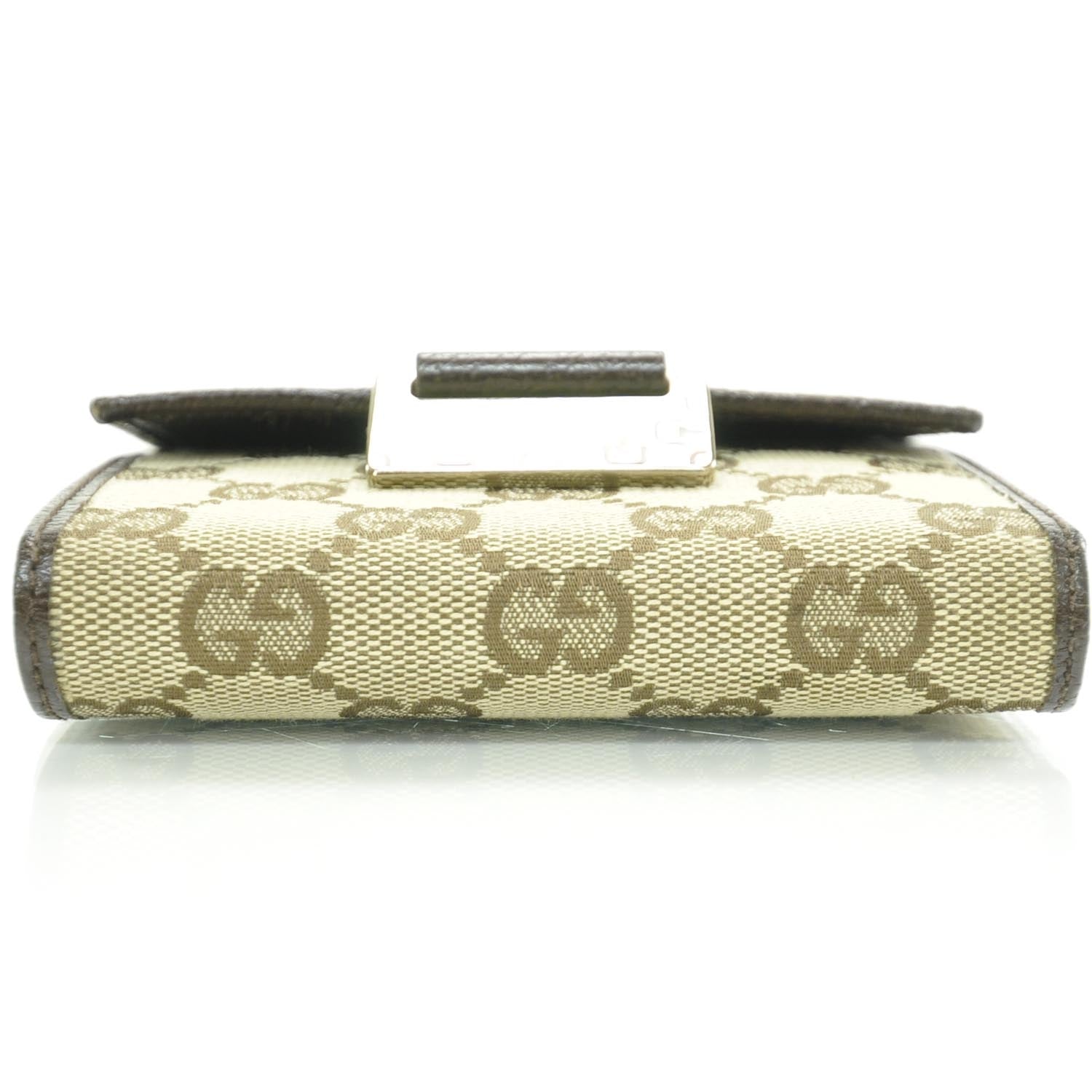 Gucci Monogram French Flap Wallet Ebony 5 of 8