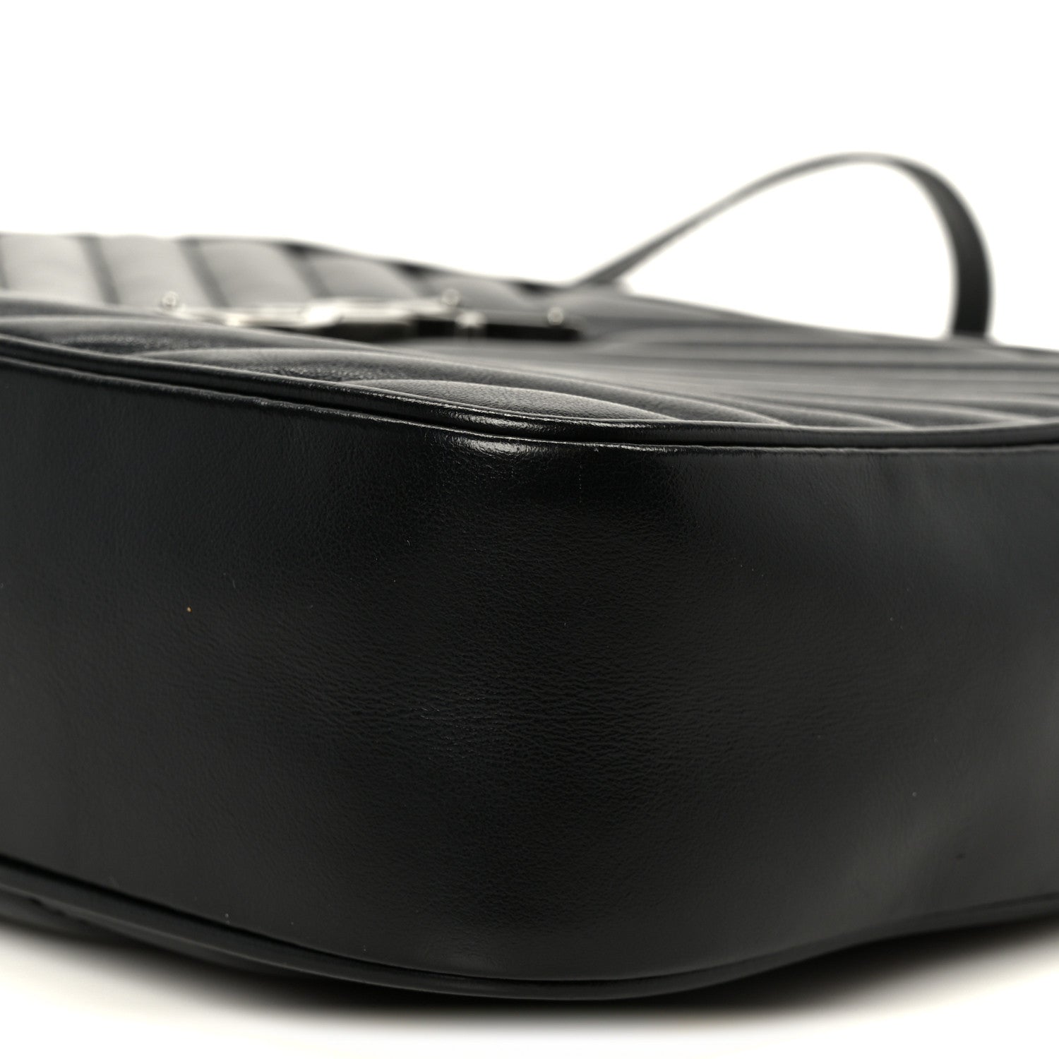 Saint Laurent Calfskin Matelasse Monogram Lou Camera Bag Black 10 of 10