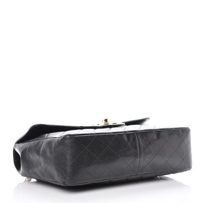 Chanel Lambskin Quilted Jumbo Single Flap Black 4 of 14