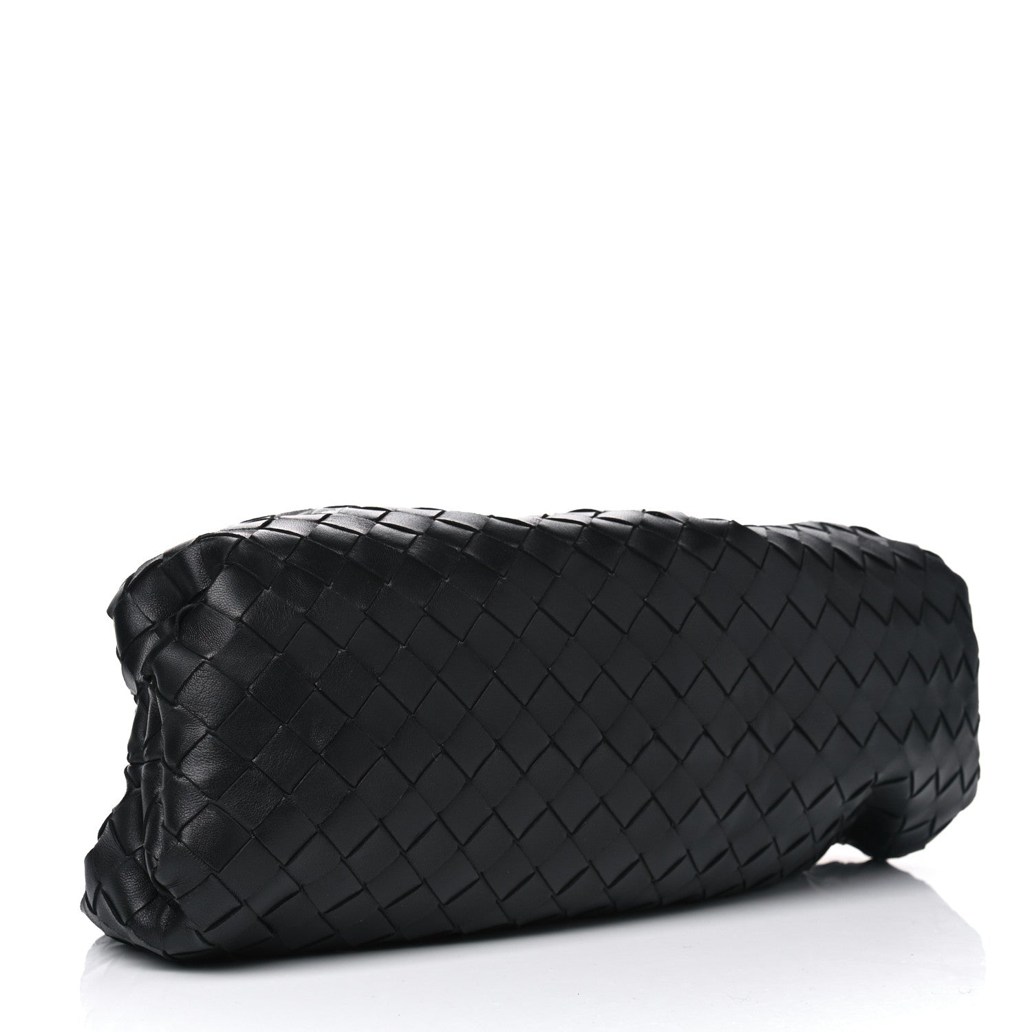 Bottega Veneta Nappa Maxi Intrecciato The Pouch Oversized Clutch Black 3 of 4