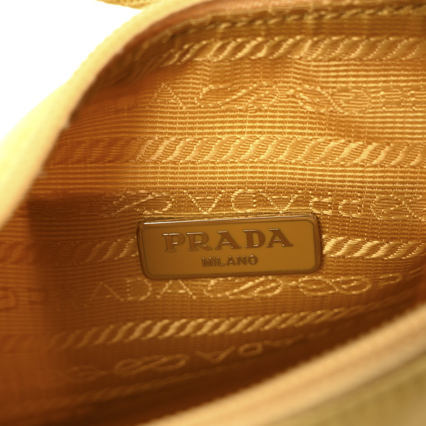 Tessuto Nylon Saffiano Mini Re-Edition 2000 Bag Ananas