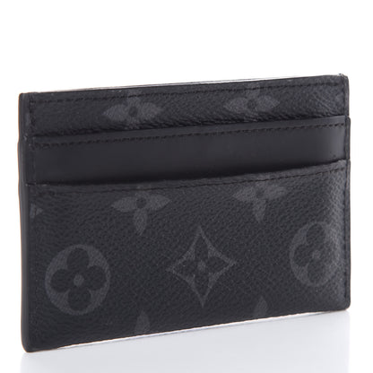 Louis Vuitton Monogram Eclipse Porte-Cartes Double Card Holder 3 of 7