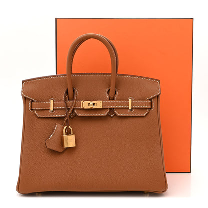 Hermes Togo Birkin 25 Gold 11 of 11