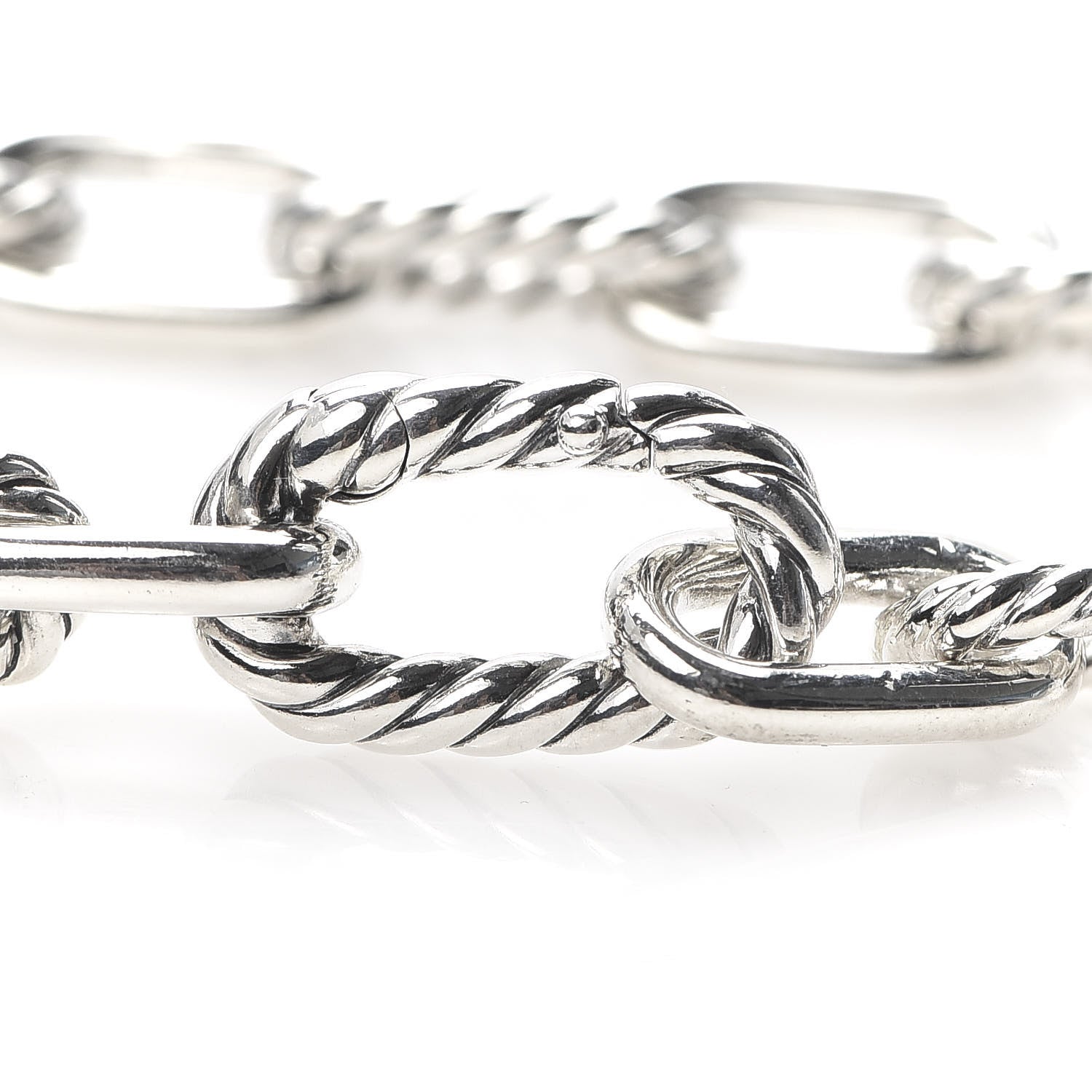 David Yurman Sterling Silver 8.5mm Madison Chain Bracelet 4 of 5