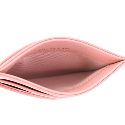 Chanel Lambskin Quilted Chanel 19 Card Holder Light Pink 5 of 8