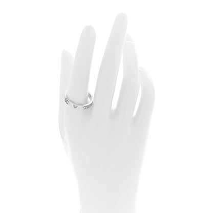 Gucci 18K White Gold Icon Heart Band Ring 61 9.5 2 of 4