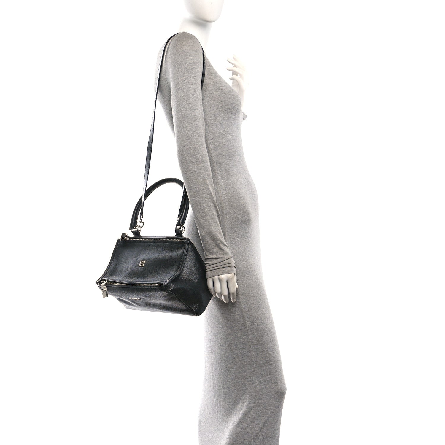 Givenchy Sugar Goatskin Small Pandora Black 2 of 10