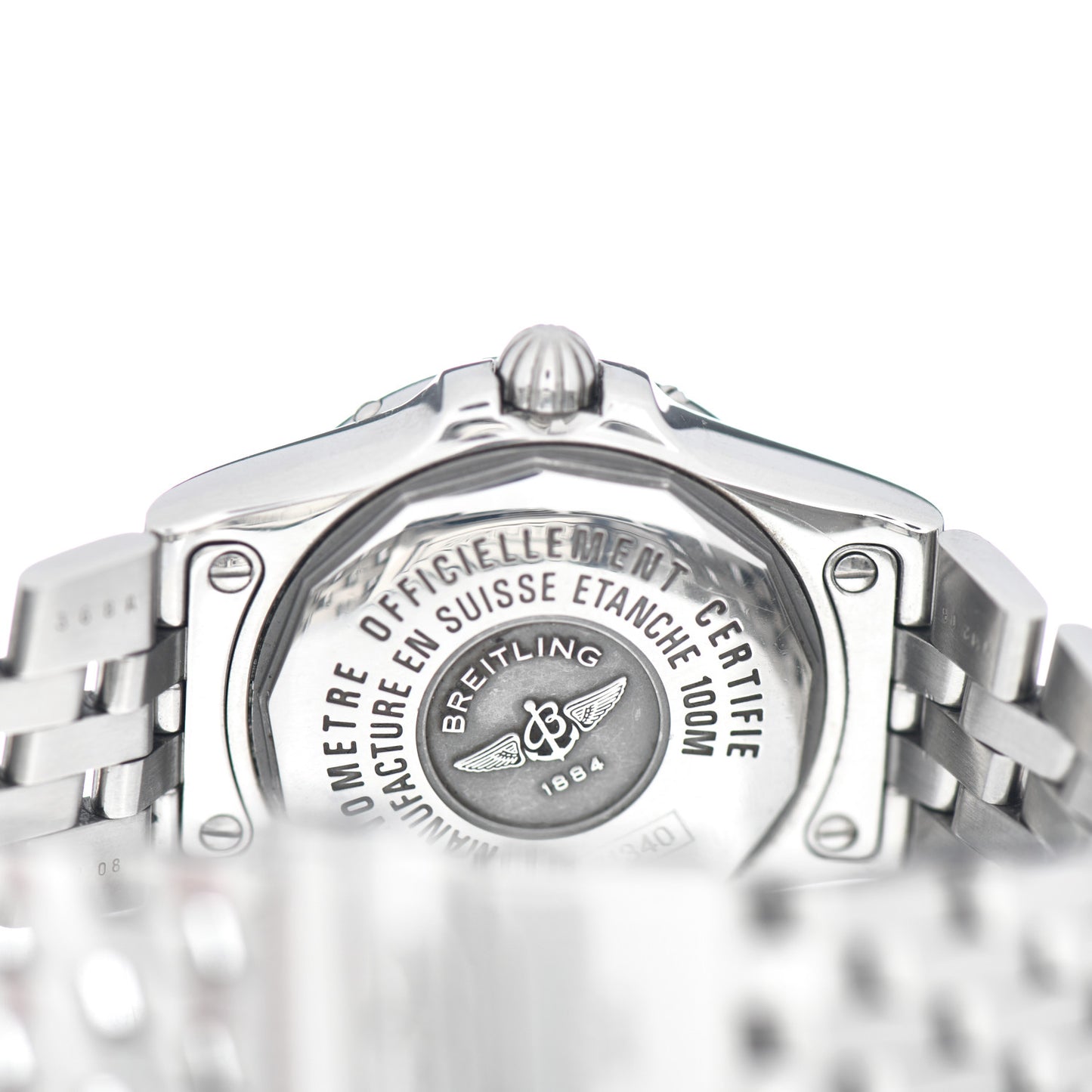 Stainless Steel Diamond 30mm Starliner Quartz Watch Blue A71340