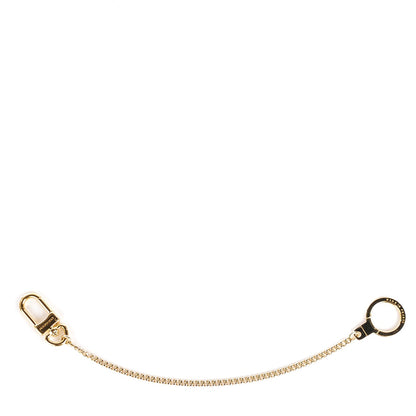 Louis Vuitton Metal Pochette Extender Key Ring Chain Gold 1 of 5